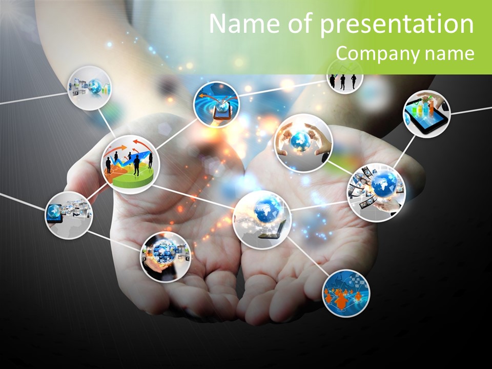 Start Business Touch PowerPoint Template