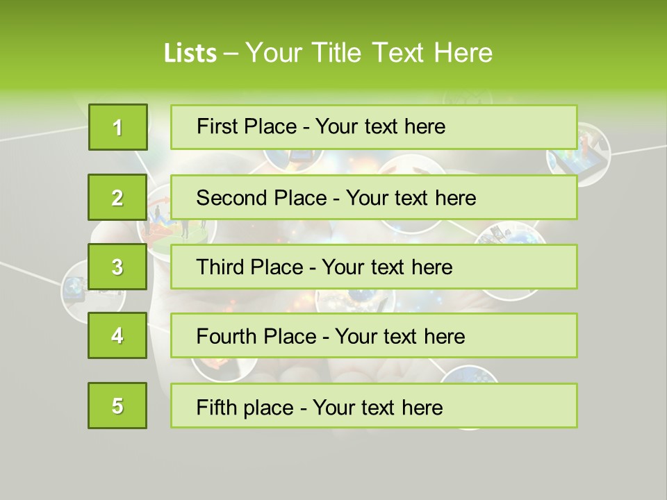 Start Business Touch PowerPoint Template
