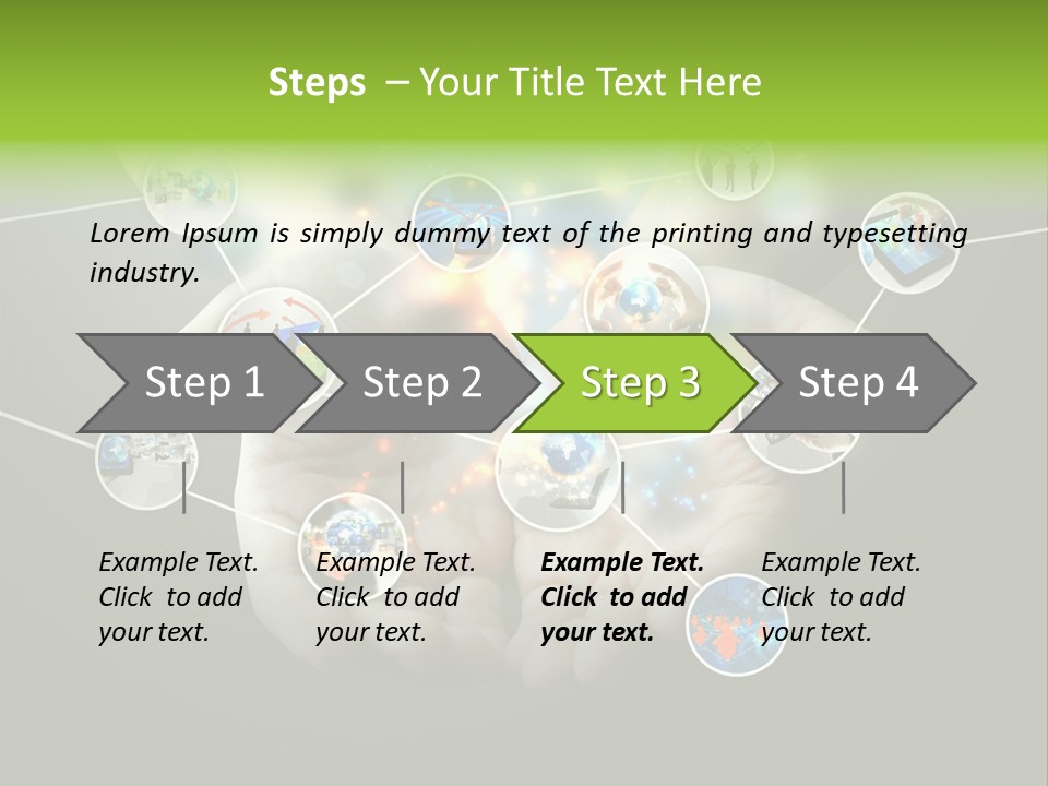 Start Business Touch PowerPoint Template