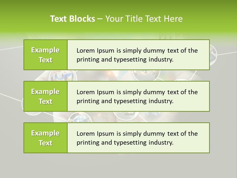 Start Business Touch PowerPoint Template