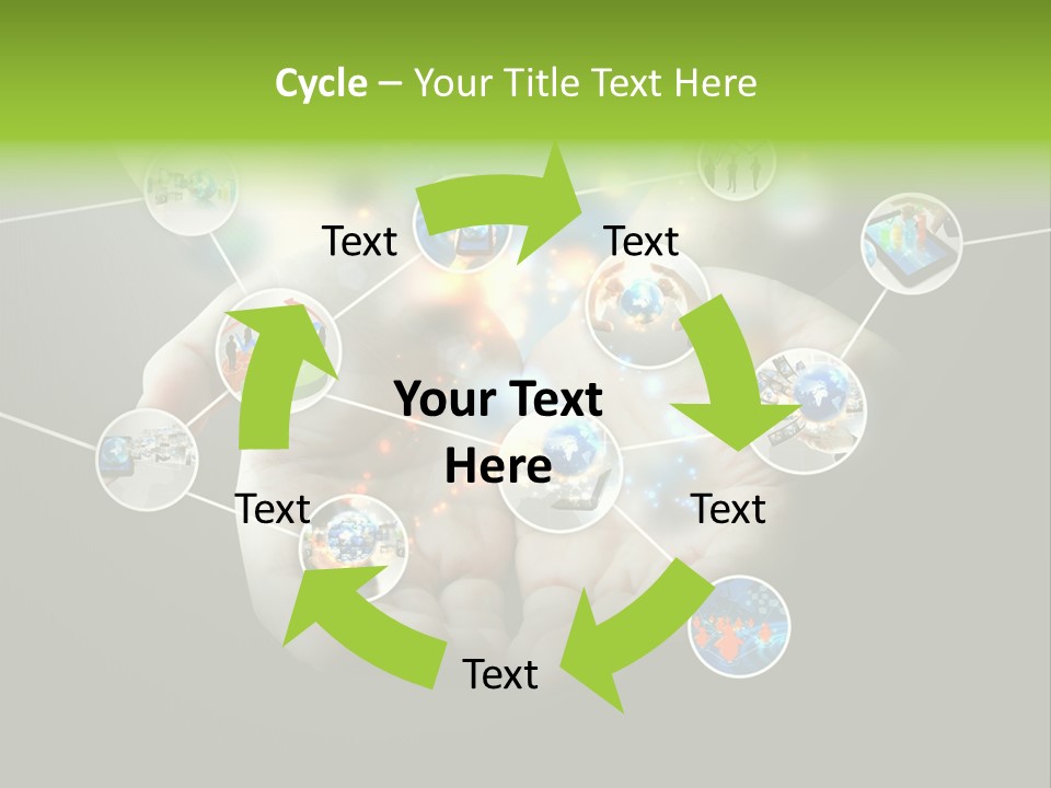 Start Business Touch PowerPoint Template