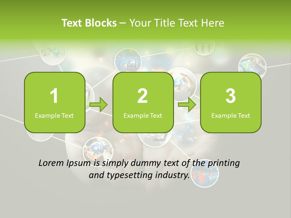 Start Business Touch PowerPoint Template