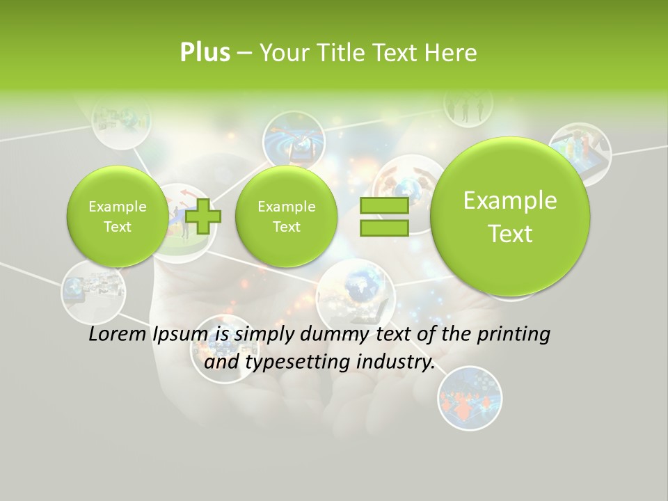 Start Business Touch PowerPoint Template