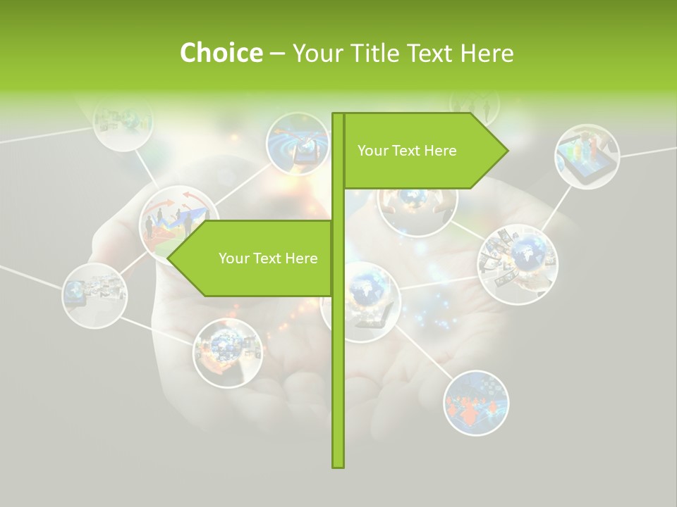 Start Business Touch PowerPoint Template