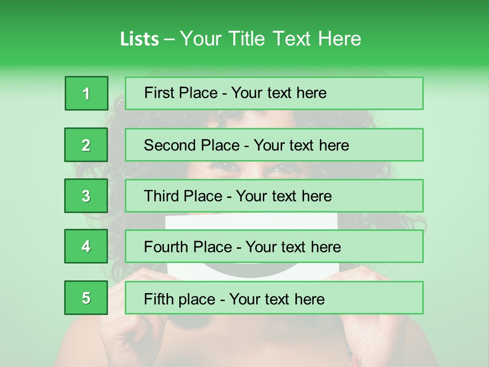 Adult Showing One PowerPoint Template