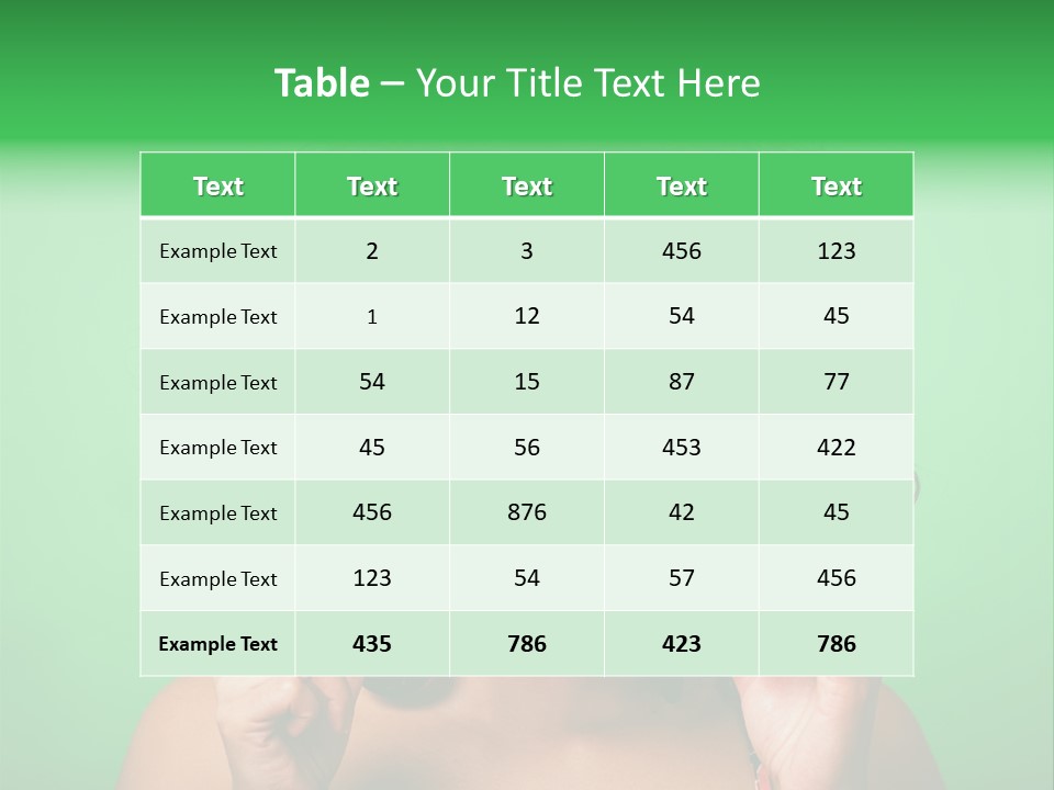 Adult Showing One PowerPoint Template