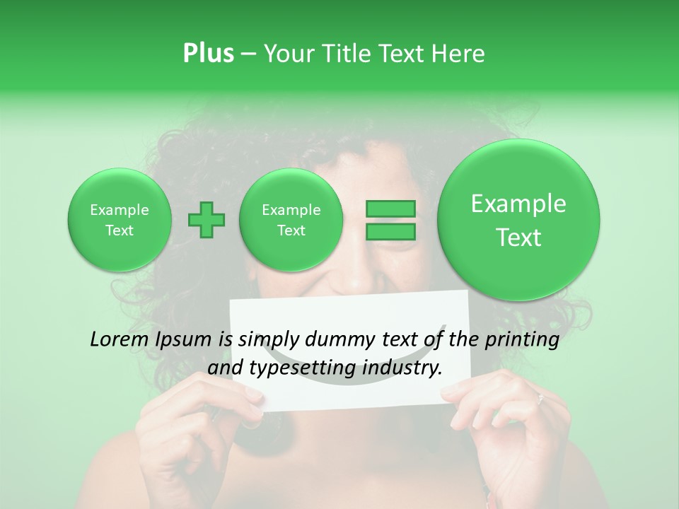 Adult Showing One PowerPoint Template