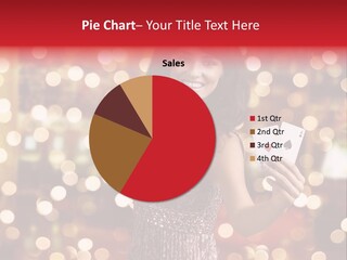 Royal Red Lady PowerPoint Template