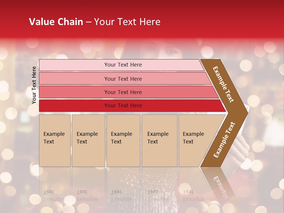 Royal Red Lady PowerPoint Template