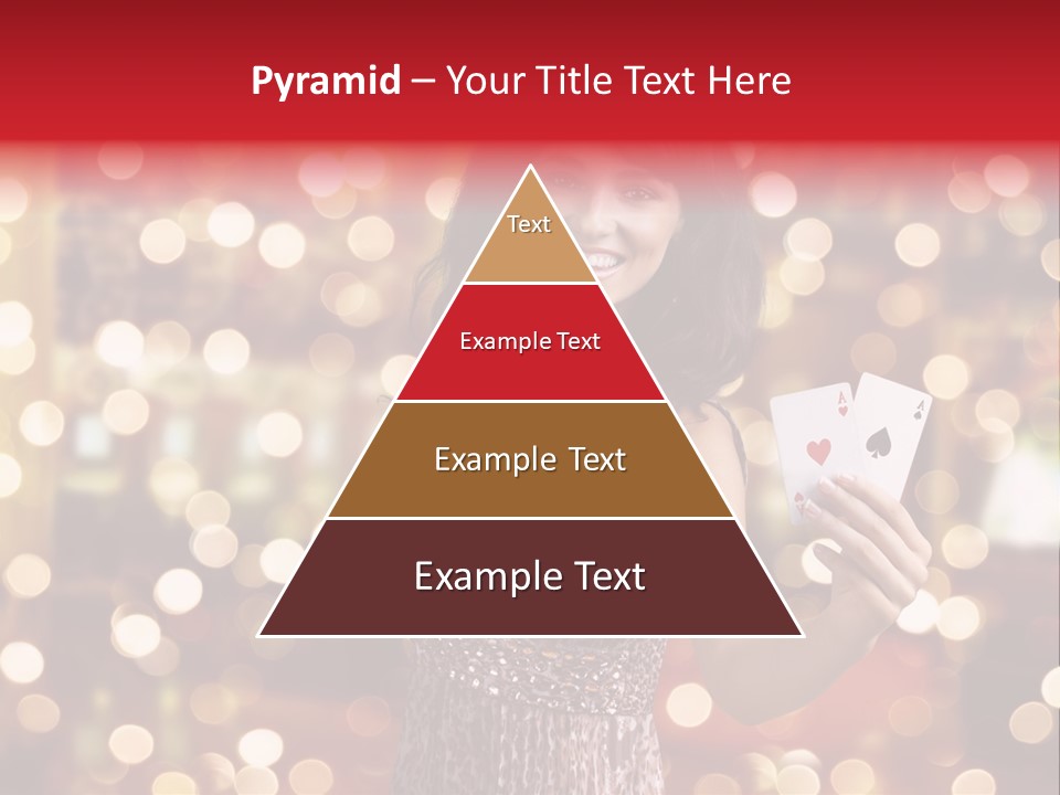 Royal Red Lady PowerPoint Template