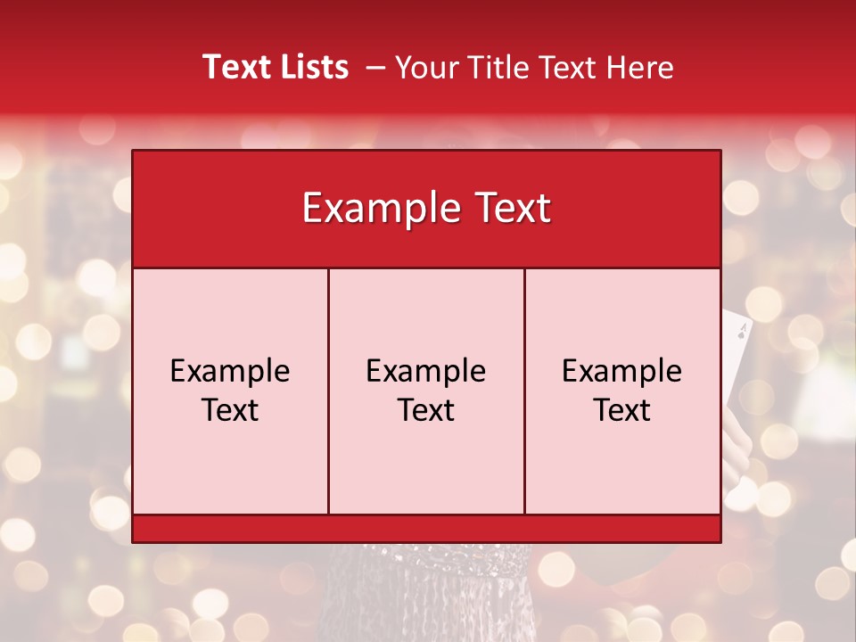 Royal Red Lady PowerPoint Template
