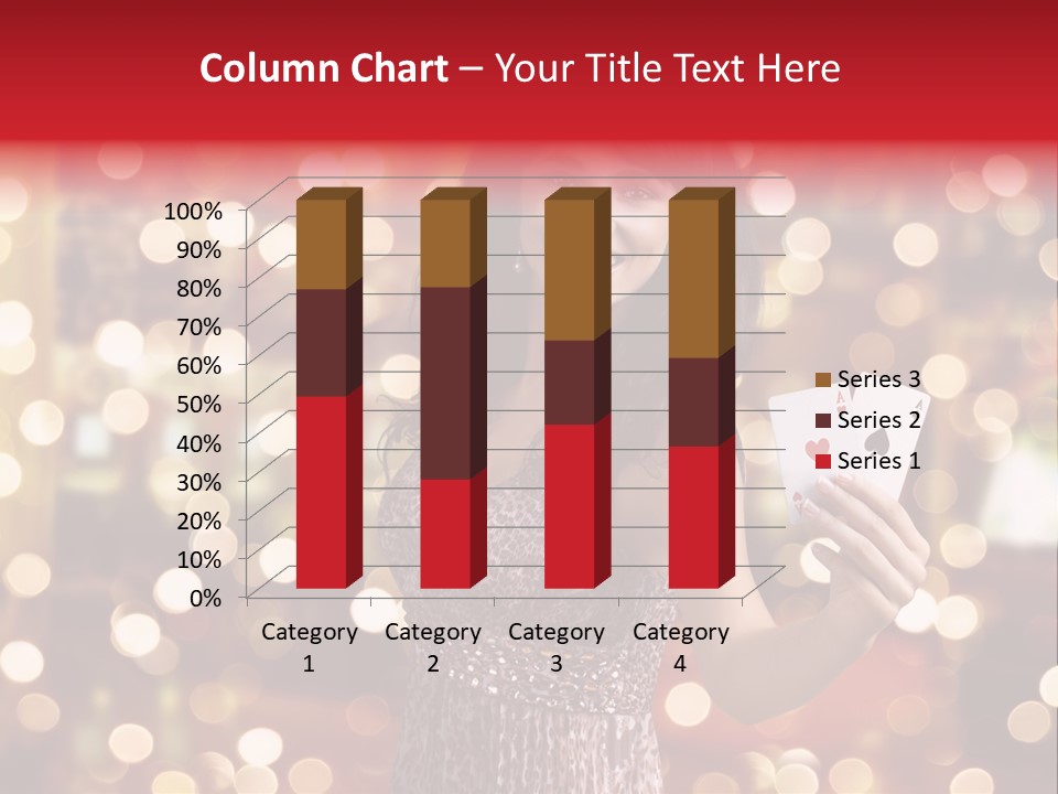 Royal Red Lady PowerPoint Template