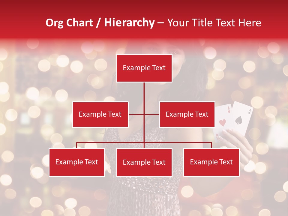 Royal Red Lady PowerPoint Template