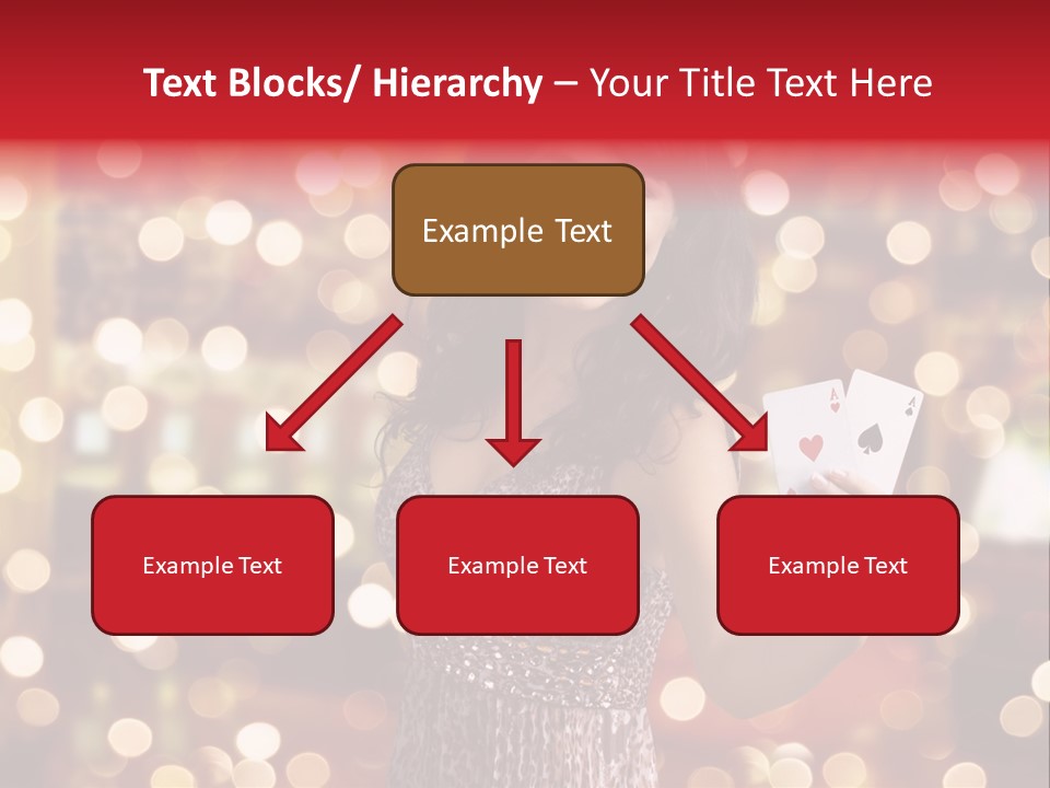 Royal Red Lady PowerPoint Template