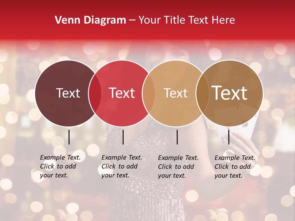 Royal Red Lady PowerPoint Template