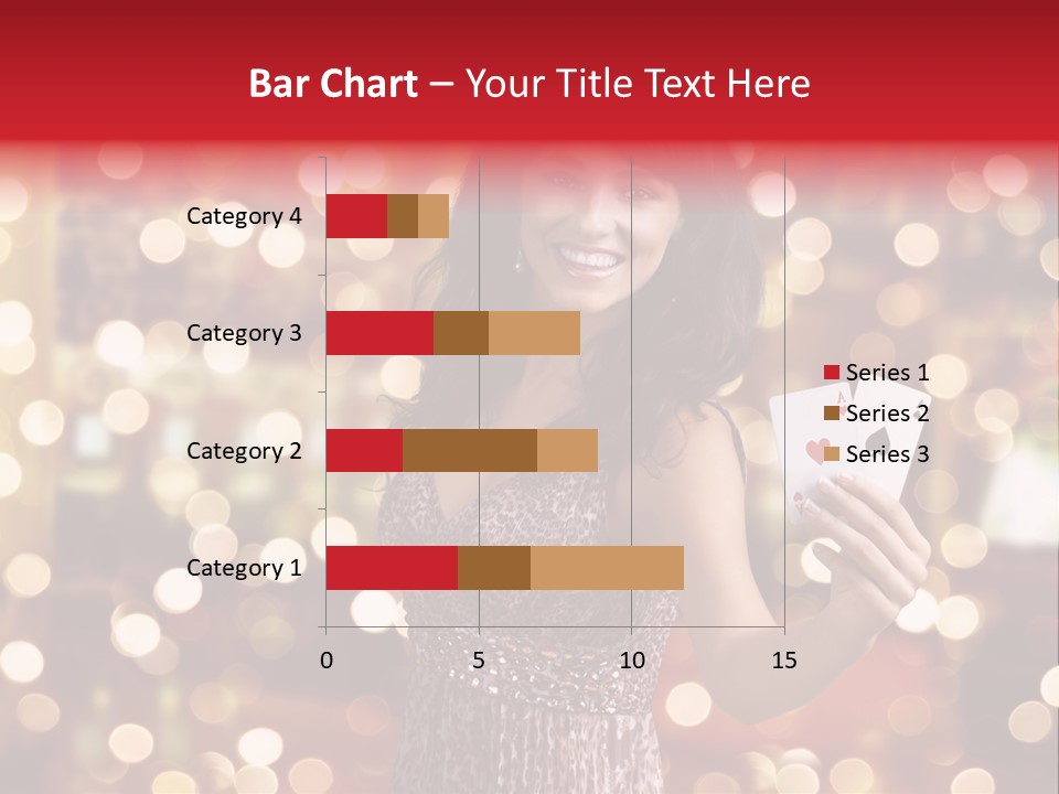 Royal Red Lady PowerPoint Template