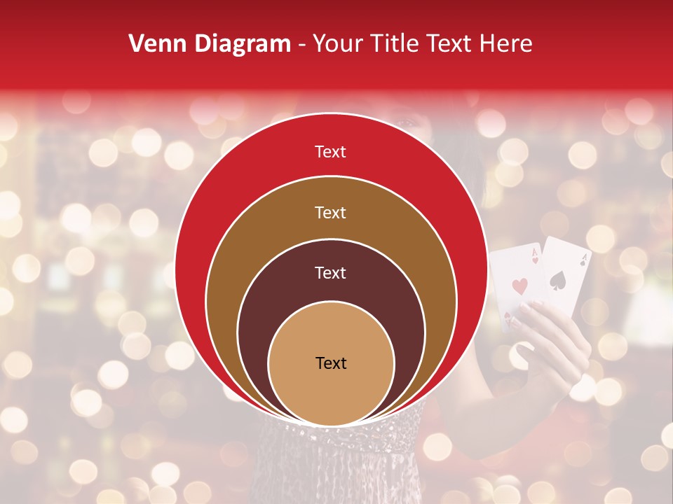 Royal Red Lady PowerPoint Template