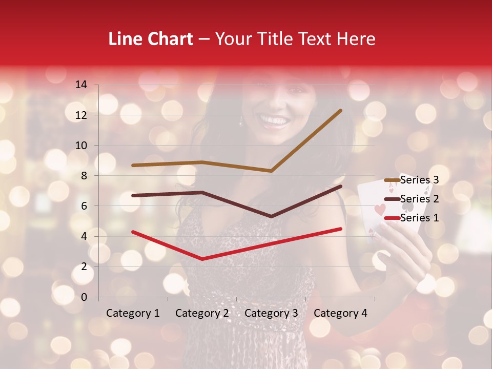 Royal Red Lady PowerPoint Template