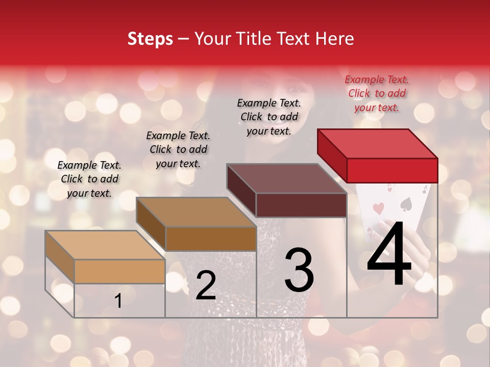 Royal Red Lady PowerPoint Template