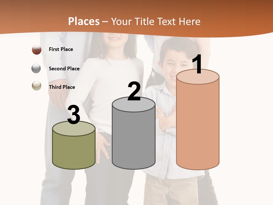 Casual Content Person PowerPoint Template
