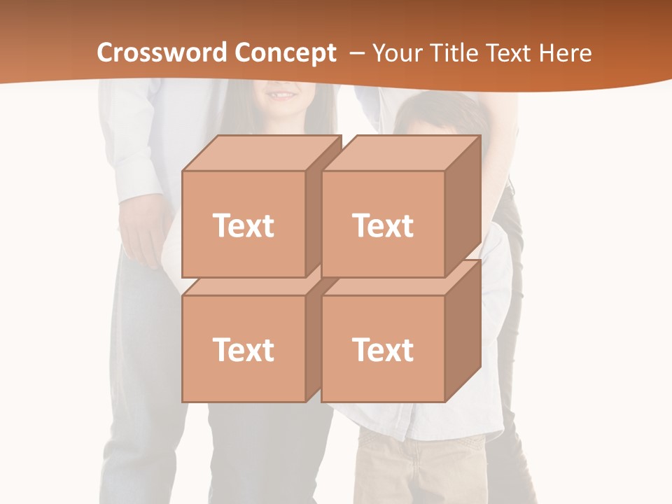 Casual Content Person PowerPoint Template