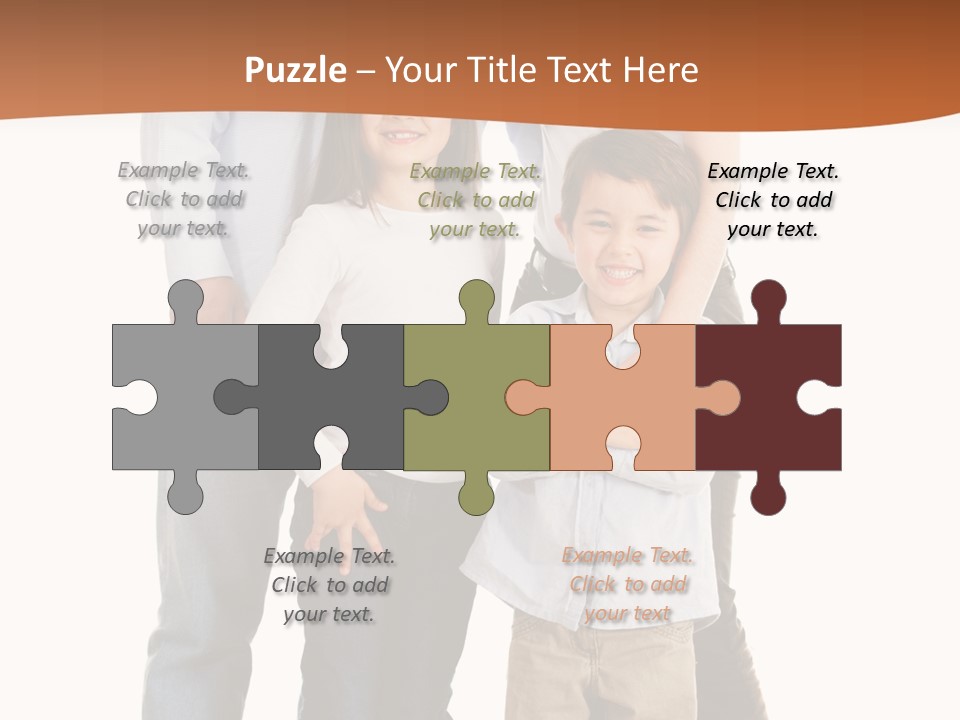 Casual Content Person PowerPoint Template
