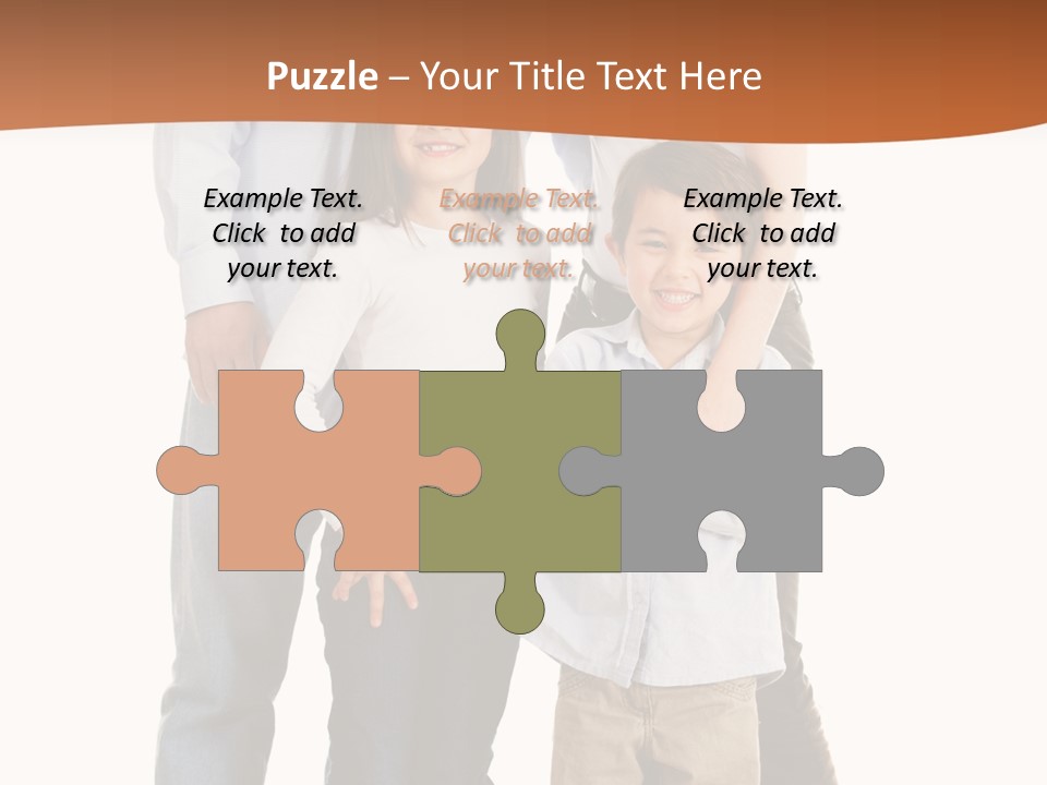 Casual Content Person PowerPoint Template