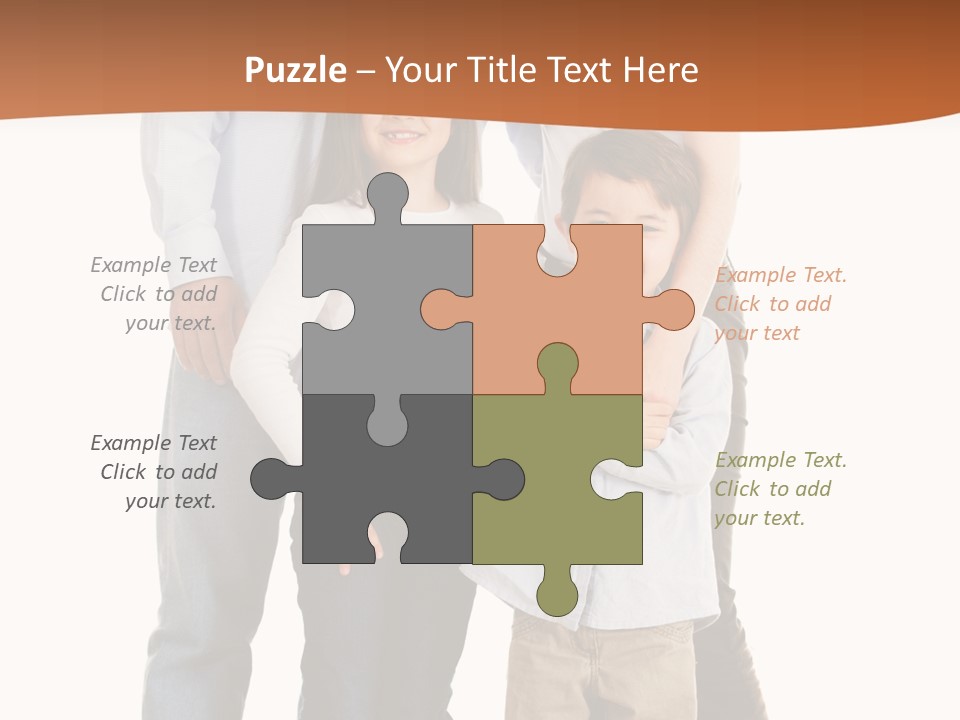 Casual Content Person PowerPoint Template