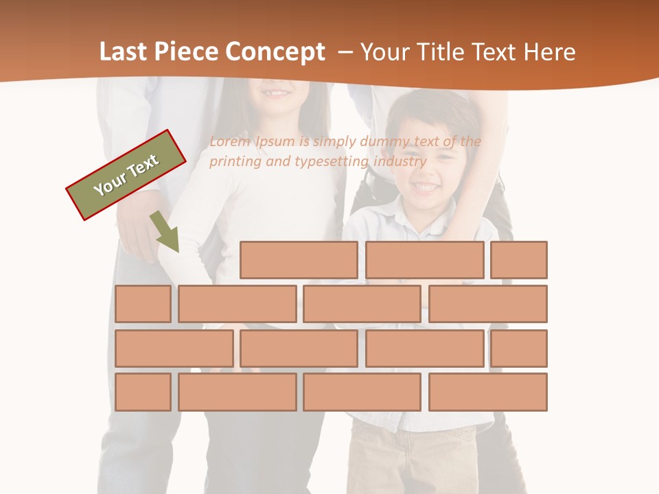 Casual Content Person PowerPoint Template