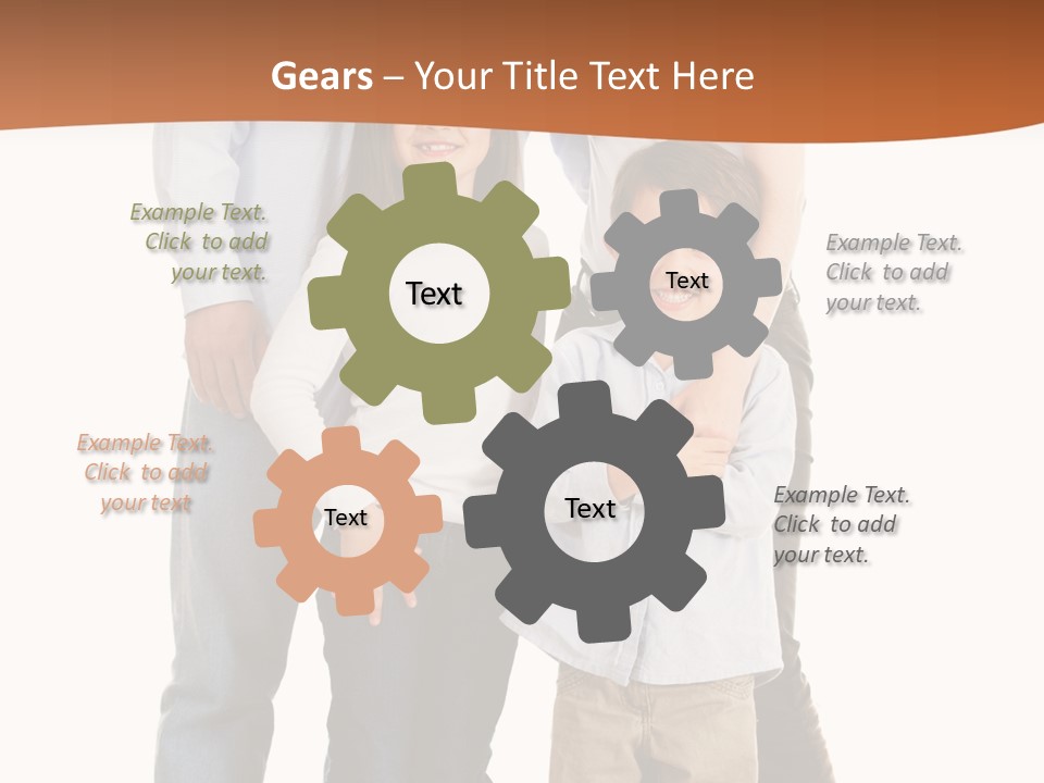 Casual Content Person PowerPoint Template