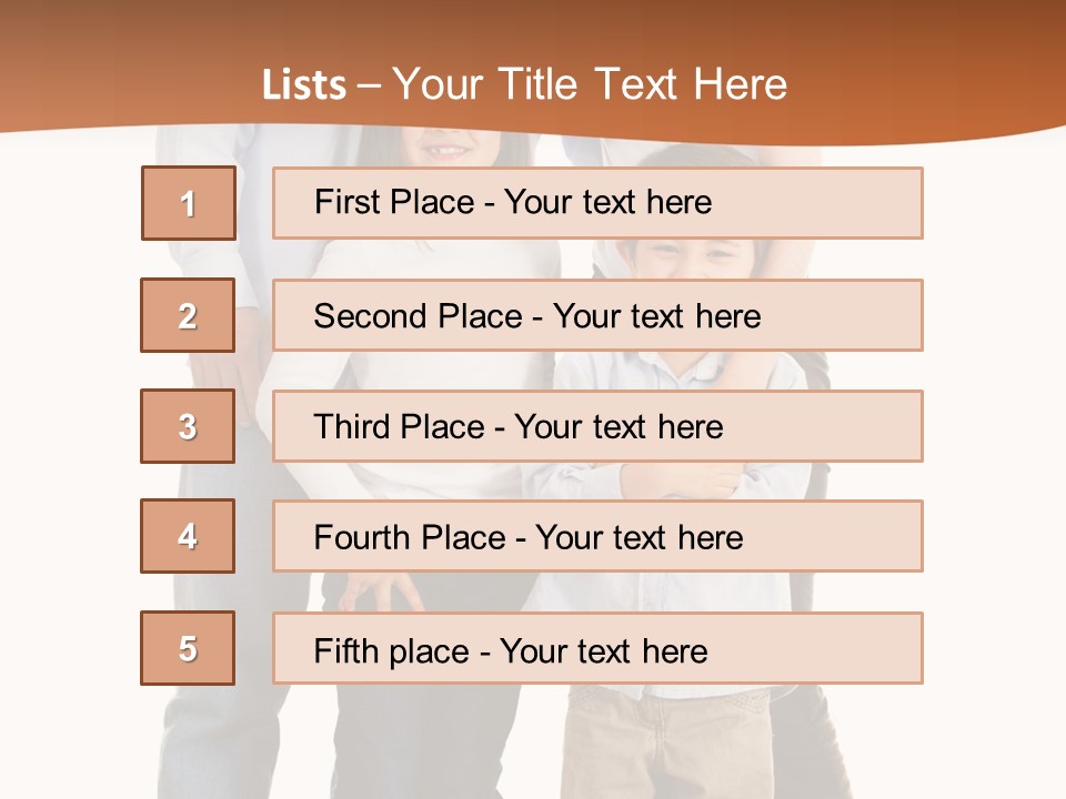 Casual Content Person PowerPoint Template