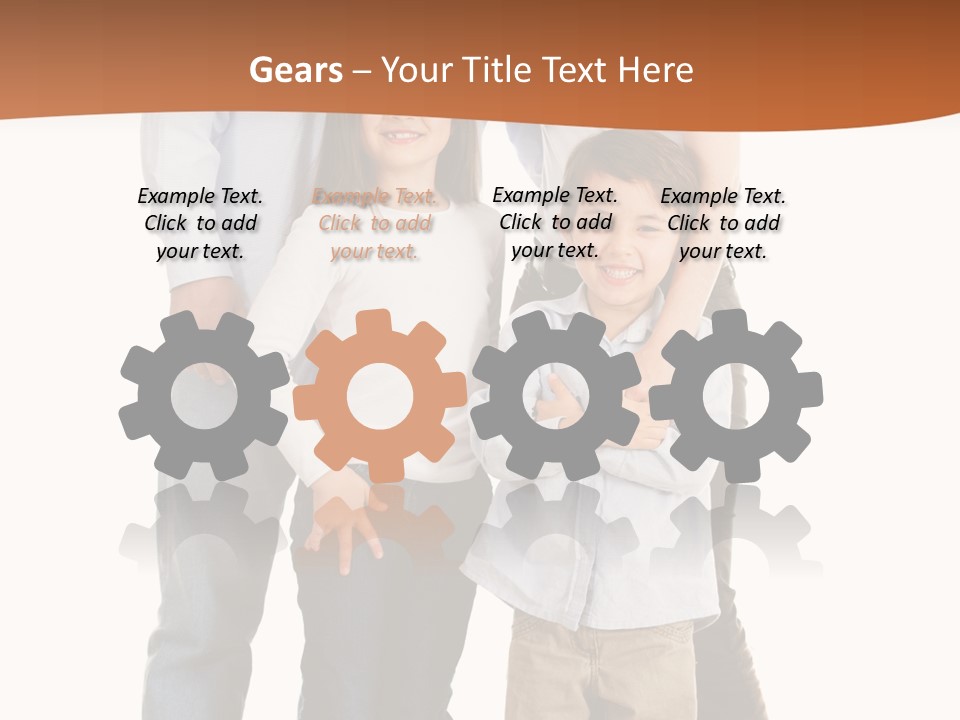 Casual Content Person PowerPoint Template