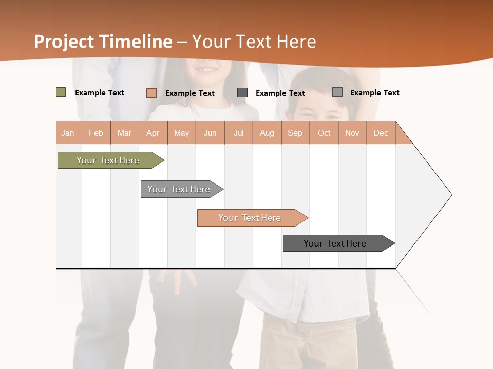 Casual Content Person PowerPoint Template