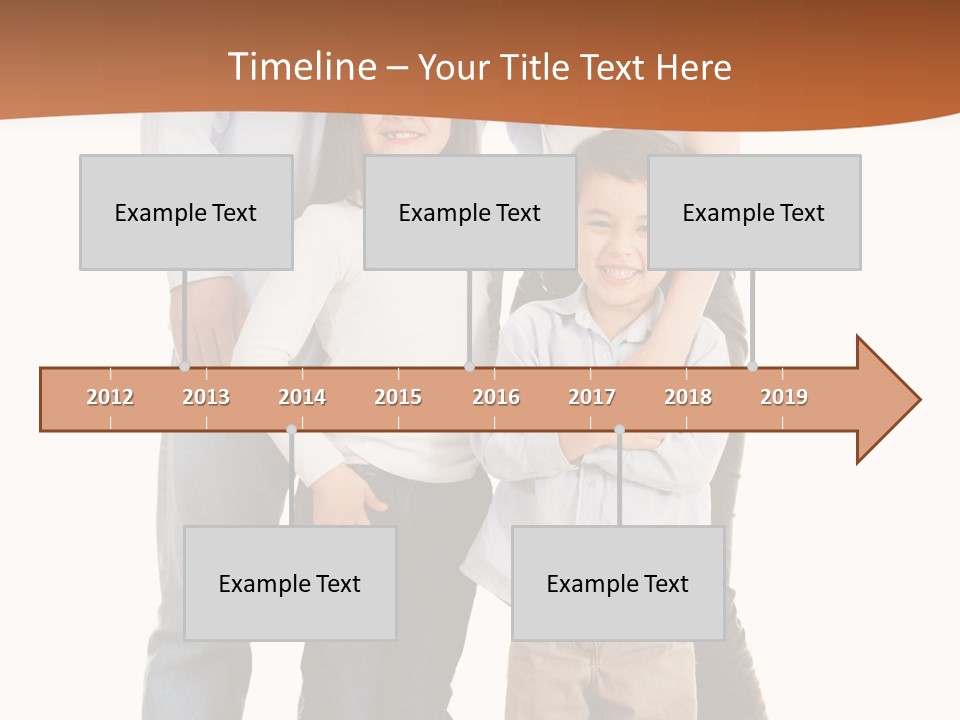 Casual Content Person PowerPoint Template