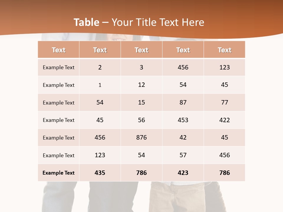 Casual Content Person PowerPoint Template
