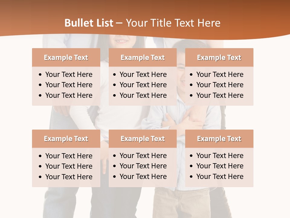 Casual Content Person PowerPoint Template
