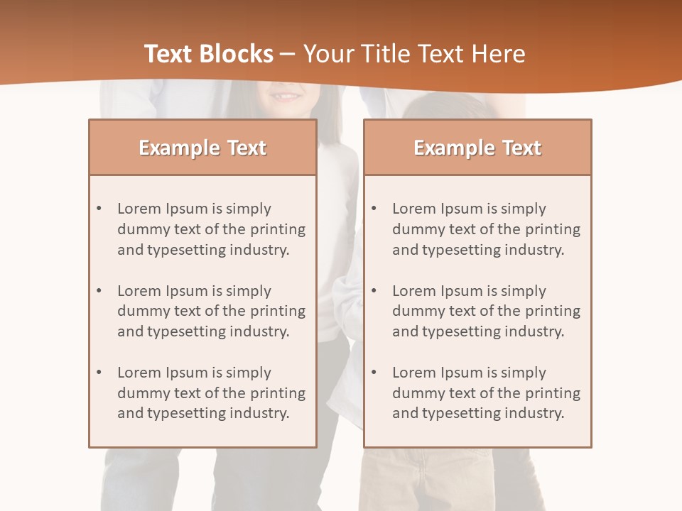 Casual Content Person PowerPoint Template