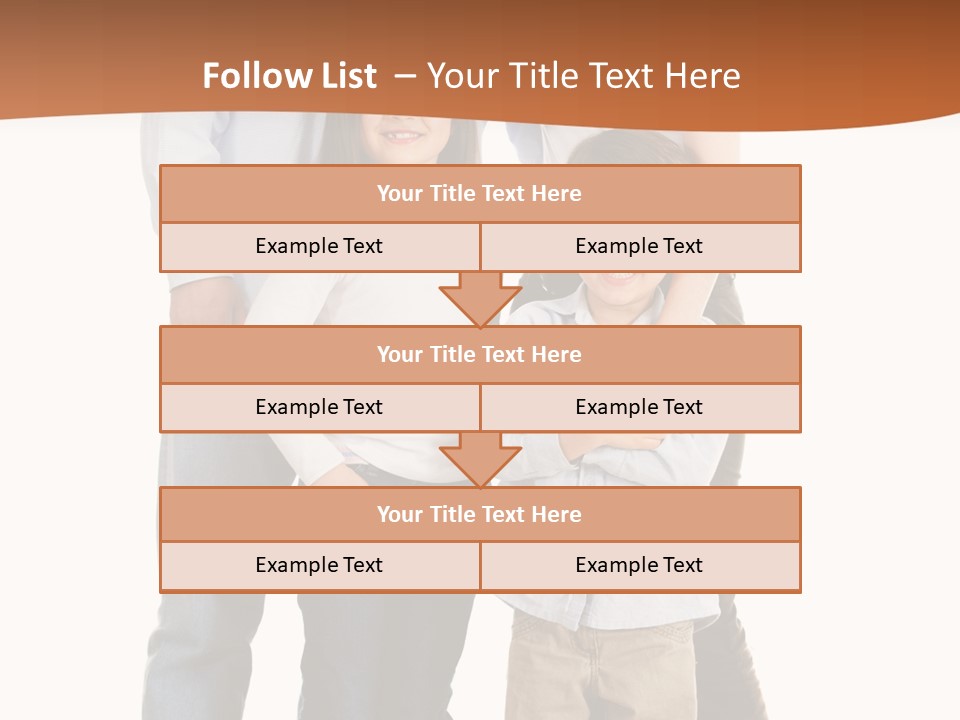 Casual Content Person PowerPoint Template