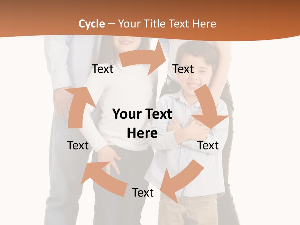 Casual Content Person PowerPoint Template