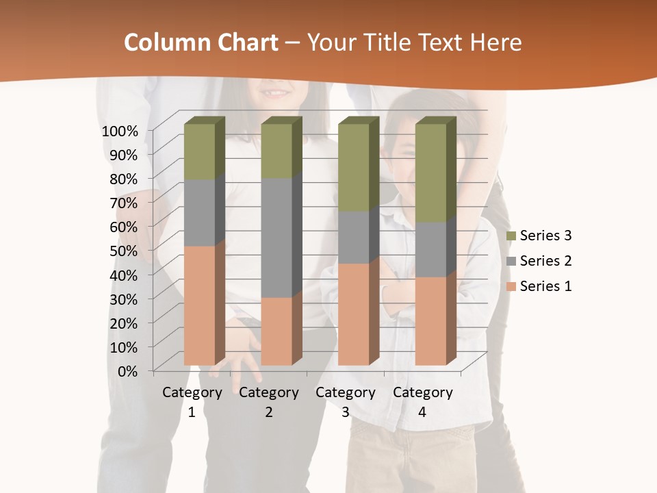 Casual Content Person PowerPoint Template