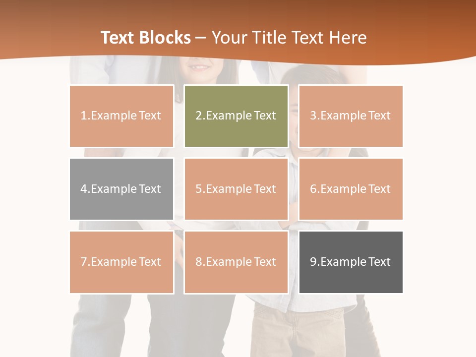 Casual Content Person PowerPoint Template