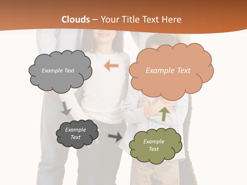 Casual Content Person PowerPoint Template