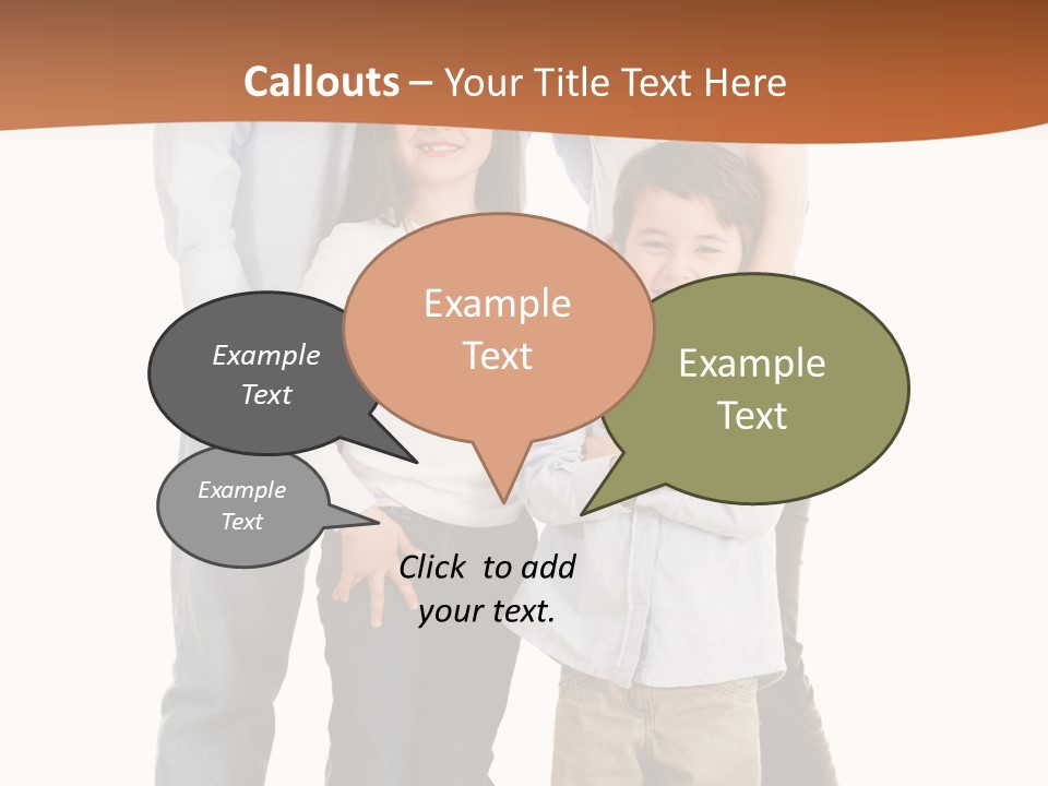 Casual Content Person PowerPoint Template
