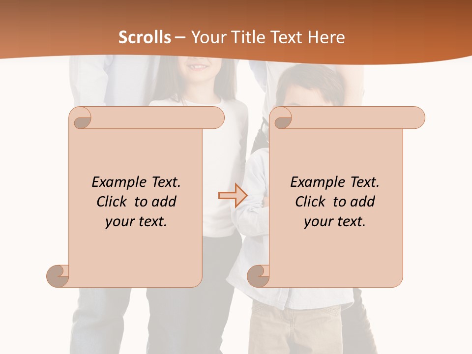 Casual Content Person PowerPoint Template