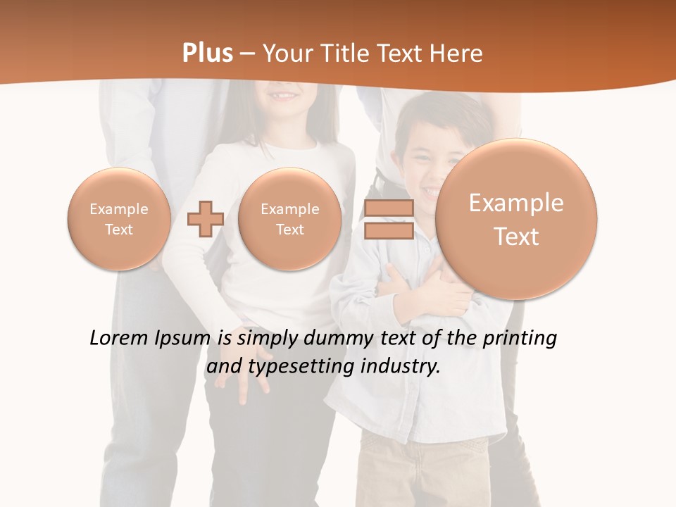 Casual Content Person PowerPoint Template