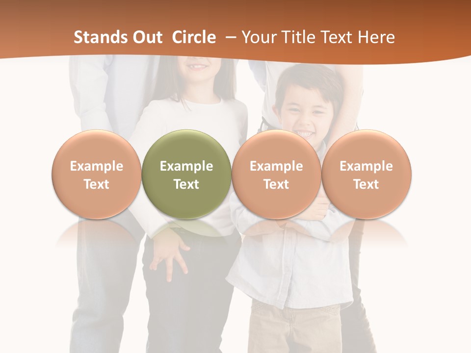 Casual Content Person PowerPoint Template