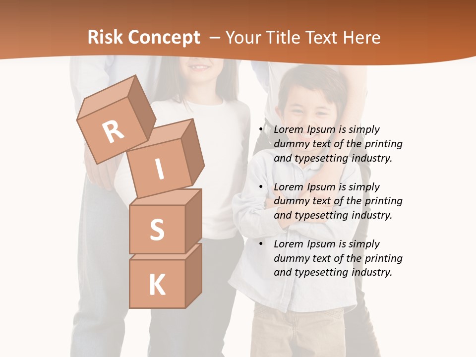 Casual Content Person PowerPoint Template