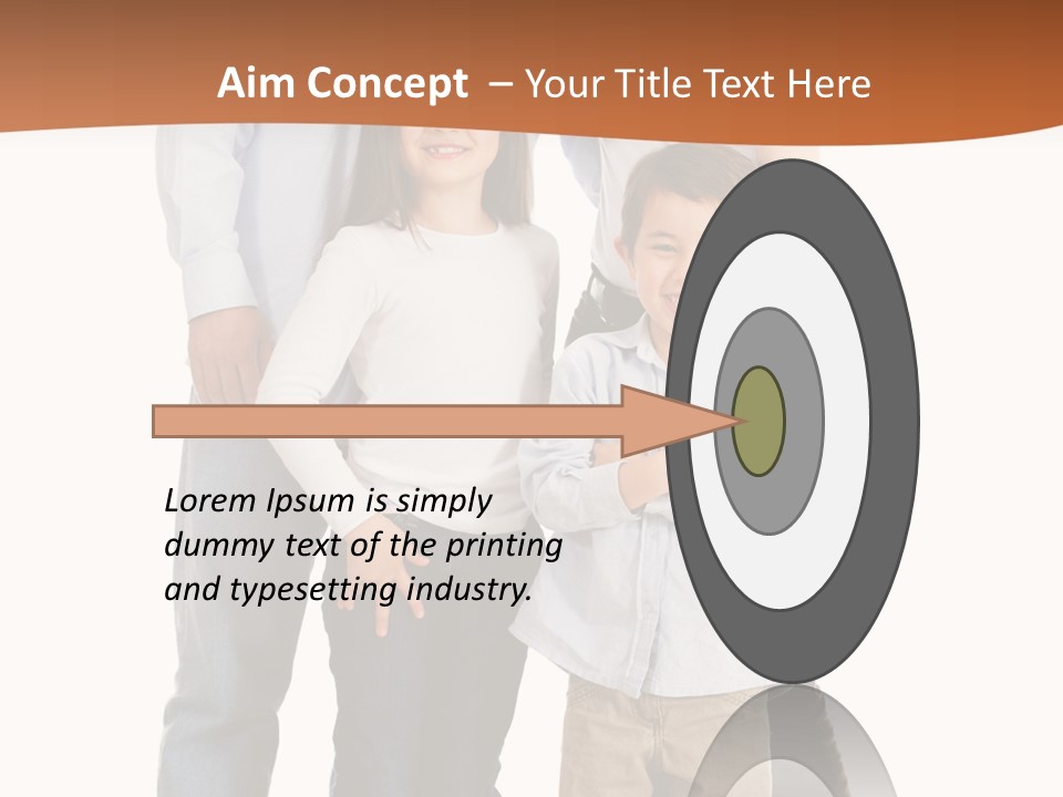 Casual Content Person PowerPoint Template
