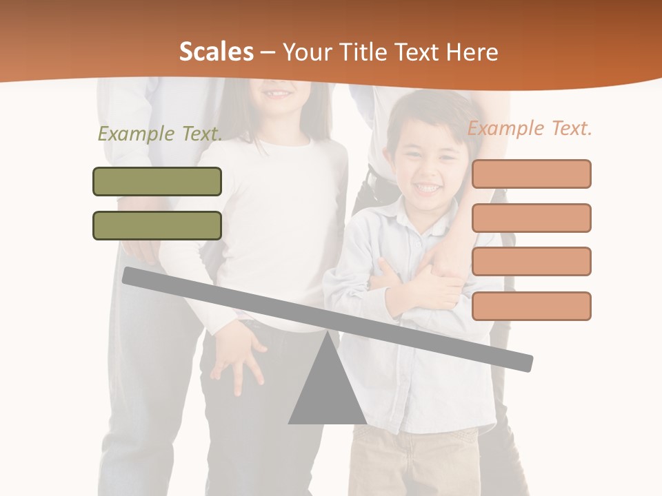 Casual Content Person PowerPoint Template