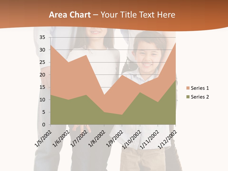 Casual Content Person PowerPoint Template